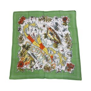 Green Bermuda Map Bandana